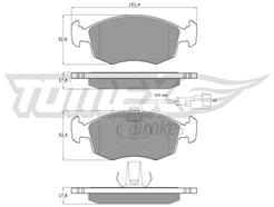 TOMEX Brakes TX 14-11