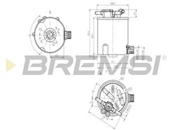 BREMSI FE0782