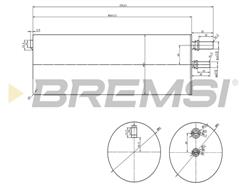 BREMSI FE0821