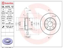 BREMBO 08.4475.10