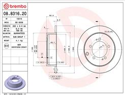 BREMBO 08.8316.20