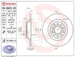 BREMBO 08.8843.21