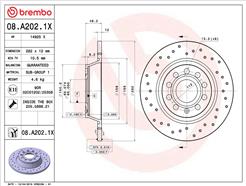 BREMBO 08.A202.1X