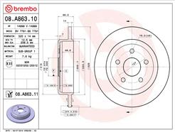 BREMBO 08.A863.11