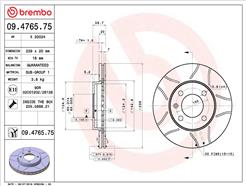 BREMBO 09.4765.75
