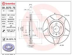 BREMBO 09.5570.75
