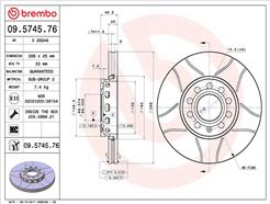 BREMBO 09.5745.76
