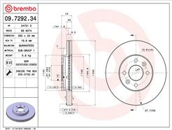 BREMBO 09.7292.34