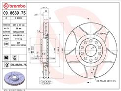BREMBO 09.8689.75