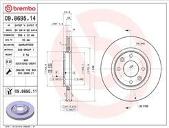 BREMBO 09.8695.11
