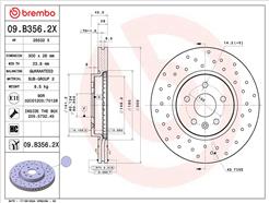 BREMBO 09.B356.2X