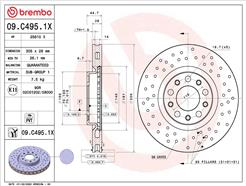 BREMBO 09.C495.1X