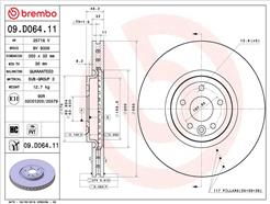 BREMBO 09.D064.11