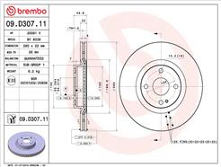 BREMBO 09.D307.11