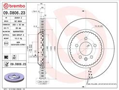 BREMBO 09.D806.23