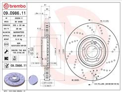 BREMBO 09.D986.11