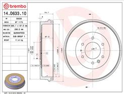 BREMBO 14.D633.10