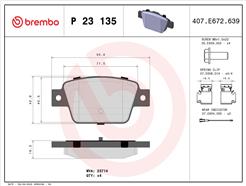 BREMBO P 23 135