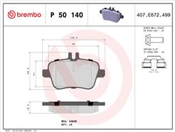 BREMBO P 50 140