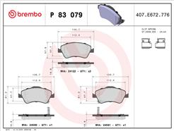 BREMBO P 83 079