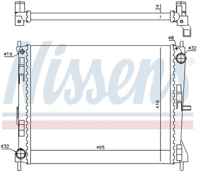 NISSENS 637605 EAN: 5707286213340.