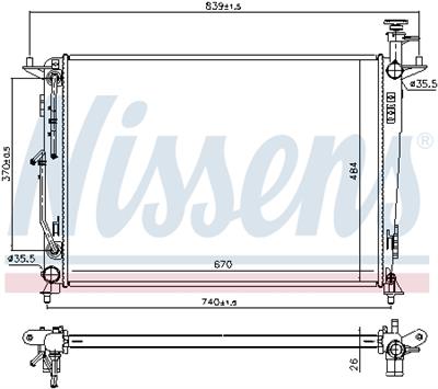 NISSENS 666224 EAN: 5707286407725.