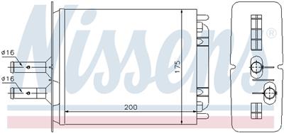 NISSENS 71439 Číslo výrobce: T735R. EAN: 5707286232426.