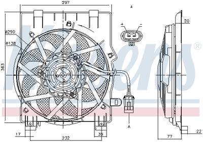 NISSENS 85197 EAN: 5707286243057.