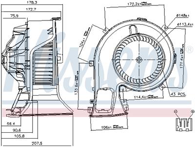 NISSENS 87067 EAN: 5707286378483.