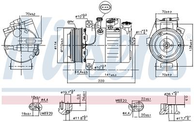 NISSENS 890115 EAN: 5707286403253.