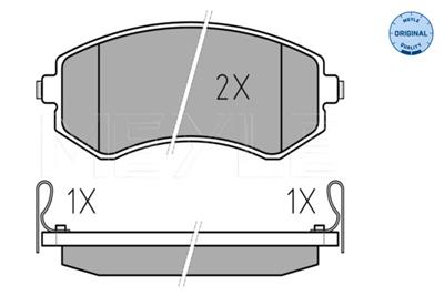 MEYLE 025 235 0216/W Číslo výrobce: MBP0362. EAN: 4040074075876.