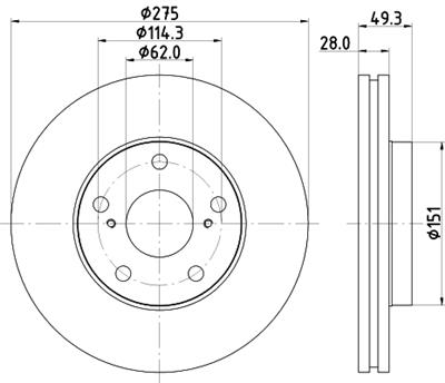 HELLA 8DD 355 104-931 Číslo výrobce: 53625PRO. EAN: 4082300369595.