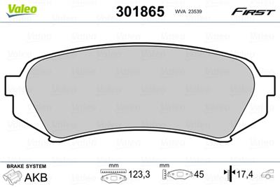 VALEO 301865 EAN: 3276423018657.