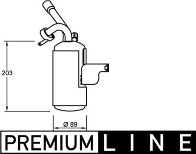 MAHLE ORIGINAL AD 276 000P Číslo výrobce: 8FT 351 335-051. EAN: 4057635043601.