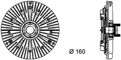MAHLE ORIGINAL CFC 58 000P Číslo výrobce: 376732111. EAN: 4057635053204.