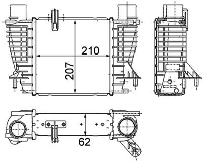 MAHLE ORIGINAL CI 264 000P Číslo výrobce: 8ML 376 756-621. EAN: 4057635064286.