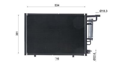 MAHLE ORIGINAL AC 8 000S Číslo výrobce: 72530622. EAN: 4057635200769.