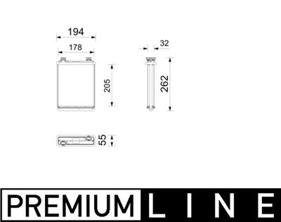 MAHLE ORIGINAL AH 357 000P Číslo výrobce: 72574957.