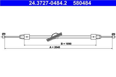 ATE 24.3727-0484.2 Číslo výrobce: 580484. EAN: 4006633406093.