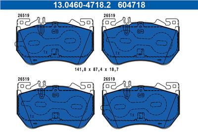ATE 13.0460-4718.2 Číslo výrobce: 604718.