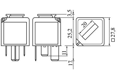 BOSCH 0 986 332 050 Číslo výrobce: V23136-J4-X54. EAN: 3165143407998.