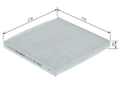 BOSCH 1 987 435 154 Číslo výrobce: M 5154. EAN: 4047023068620.