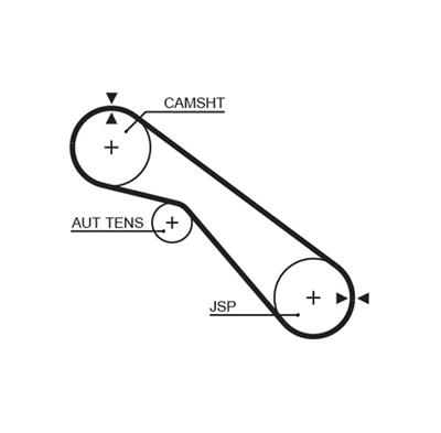 GATES 5405XS Číslo výrobce: 8597-15405. EAN: 5412571011616.