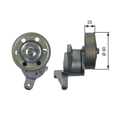 GATES T39154 Číslo výrobce: 7808-21554. EAN: 5414465036798.