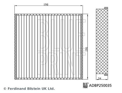 BLUE PRINT ADBP250035 EAN: 5057746272722.