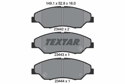 TEXTAR 2344201 Číslo výrobce: 23442. EAN: 4019722245992.