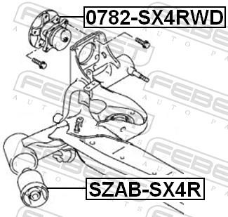 FEBEST 0782-SX4RWD EAN: 4056111073293.