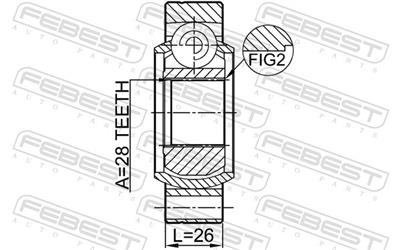 FEBEST 2311-TR5RR EAN: 4056111125404.