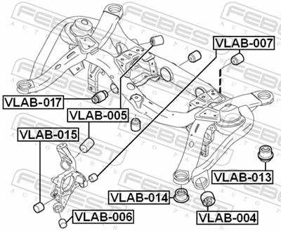 FEBEST VLAB-017 EAN: 4056111117065.