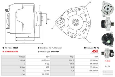 AS-PL A0264 EAN: 5901259460162.